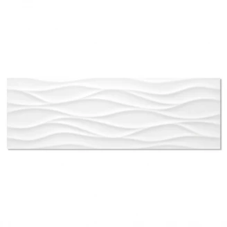 Veggflis <strong>Sun</strong>  Brisa Hvit Blank Relieff 25x75 cm